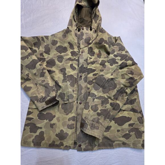 Cabelas Men's Camo Light Weight Long Sleeve Jacket With Hood Size Xl - Picture 1 of 10